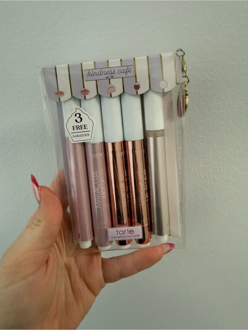 tarte Kindness Café Lip Set – Pink & Rose Gold Accents